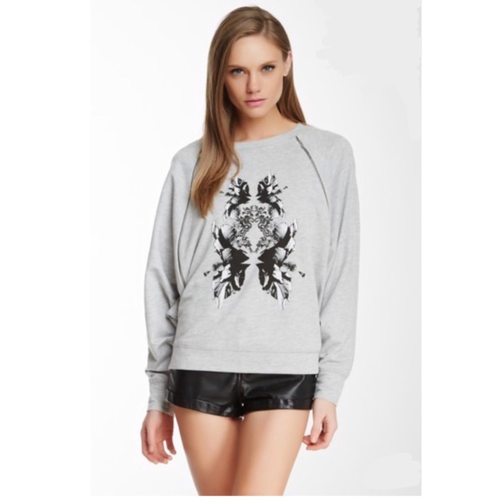Robert Rodriguez Graphic Zipper Dolman Sweatshirt
